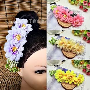 Ethnic hair accessory for bride from Yunnan province, flowered, Thailand