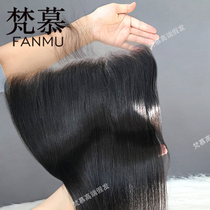 Real Human Hair Hd Lace Front Hairpiece, High-Definition Lace Real Hair Accessories, Natural and Realistic, Can Be Freely Divided into Sections