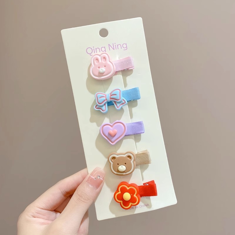 Bebé paño completo horquilla niña no duele pelo roto horquilla lindo bebé Super lindo sudor pelo clip chica accesorios para el cabello