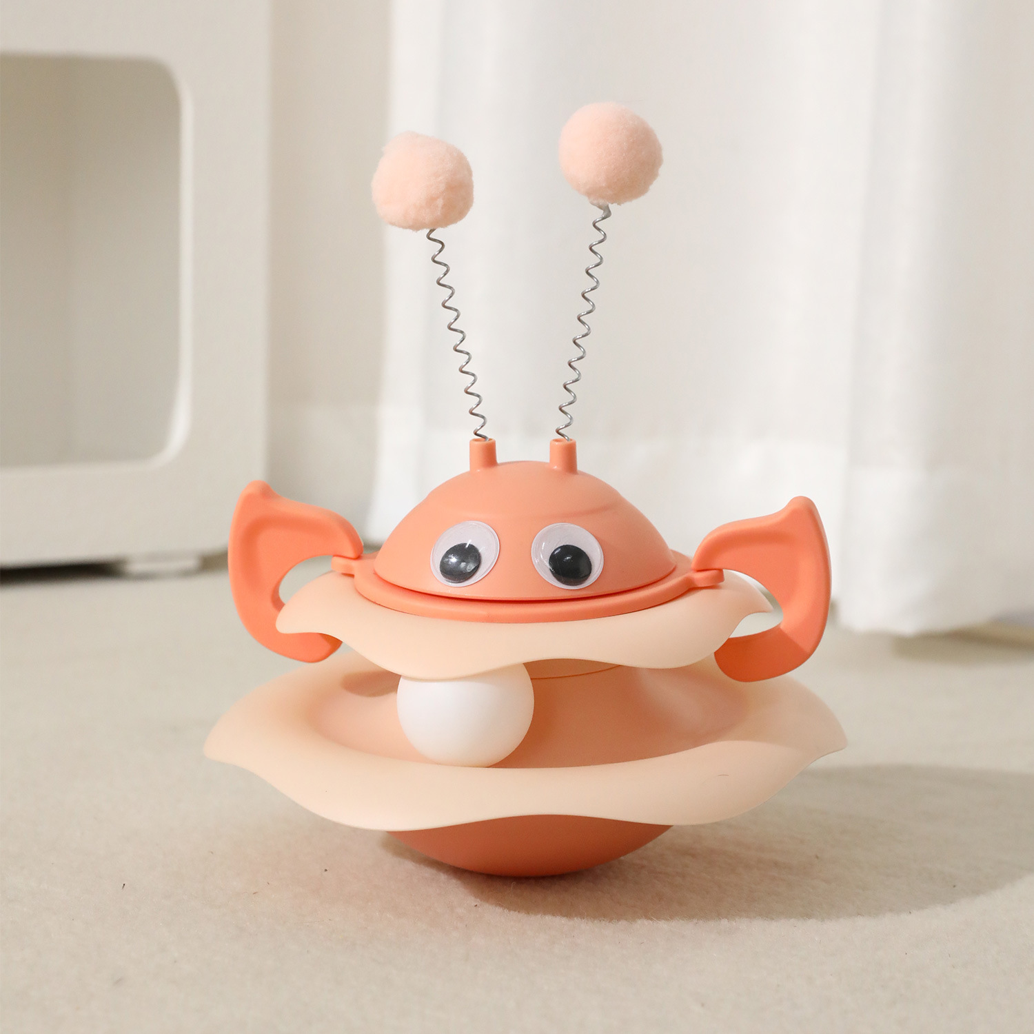 Bejita transfronteriza vaso plato de diversión giratorio gatito auto-hola para aliviar el aburrimiento plato giratorio para gatos