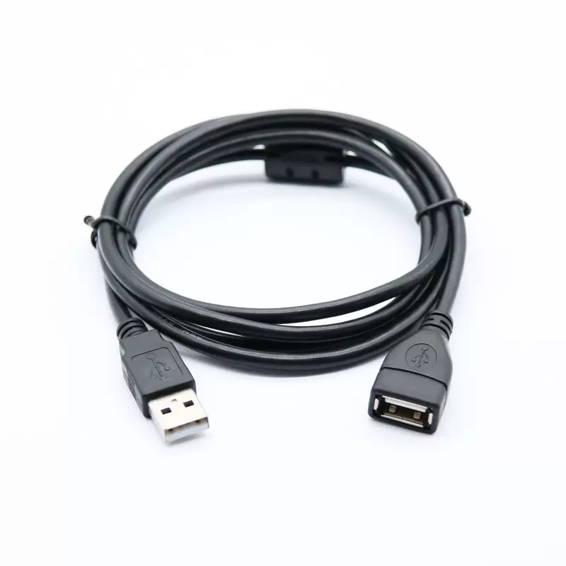Удлинитель, черный медный ноутбук, мышь, клавиатура, USB флешка, 1.5м