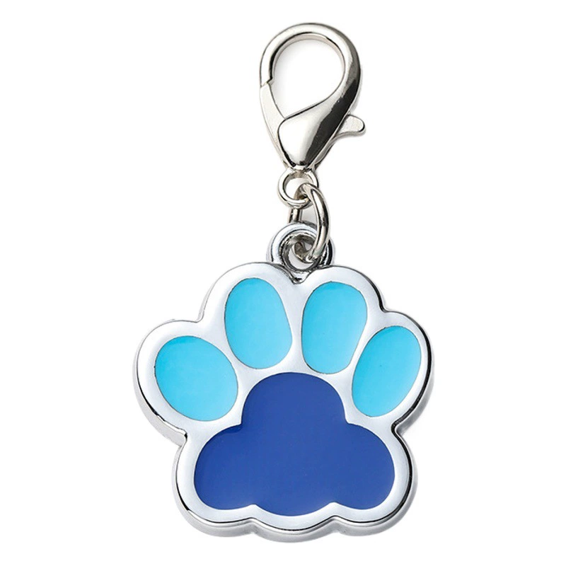 Табличка с именем контрастного цвета для домашних животных Бирка для собак из цинкового сплава Идентификационная табличка для защиты от потерь для собак, кошек, ошейник, подвеска, бирка