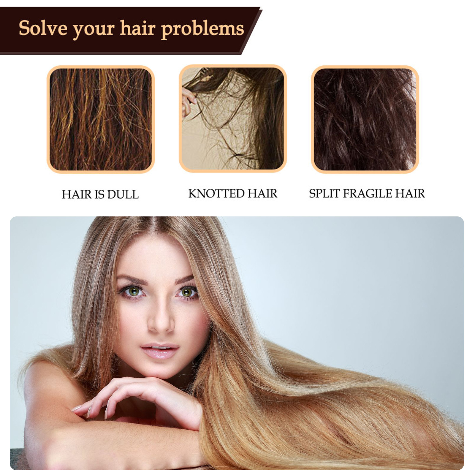 Pielęgnacja EELHOE Hair Crea Nawilża grube i delikatne włosy, łagodzi suchość, wzmacnia i utwardza skórę głowy_voghion.com