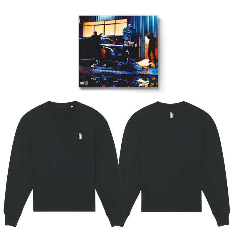 Suéter de cuello redondo de hombro suelto de manga larga de todo fósforo para hombres en la calle Spot AliExpress Venta caliente transfronteriza Impresión digital 3D