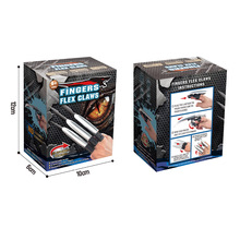 抖音新品可伸缩夜光机械爪 发光金刚狼爪炫酷新奇特解压儿童玩具