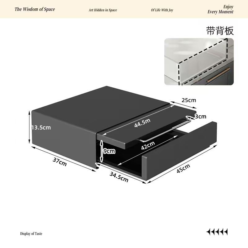 伸縮可能なキッチン棚電子レンジ棚オーブン収納家庭用デスクトップ多機能キャビネット卸売り
