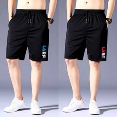 【出荷が早い】五分ズボン男性の夏の速乾男性の半ズボンがゆったりしています。