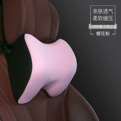 Headrest Pillow, Seat Cushion - cherry-blossom-headrest