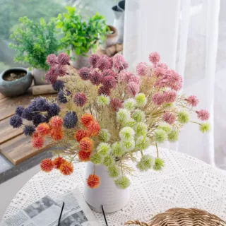 杨梅球仿真花厂家假花绿植物批发婚庆装饰工艺品INS风跨境手捧花