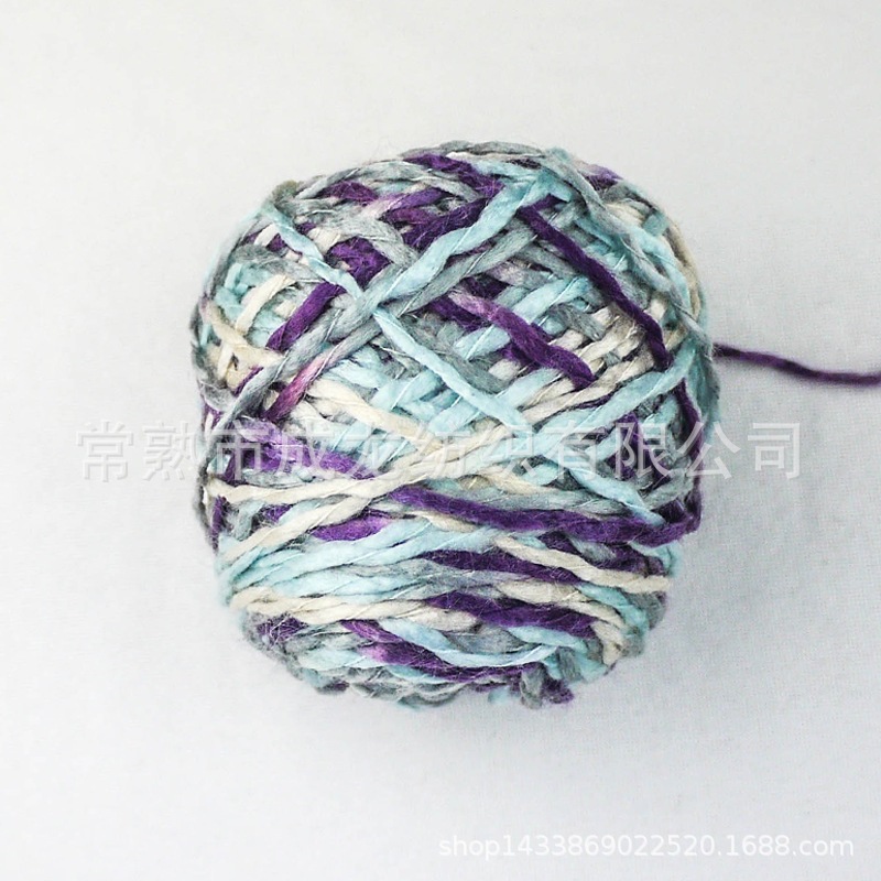 厂家供应3支固体TT纱毛衣帽子围巾线毯专用纱线花式纱线