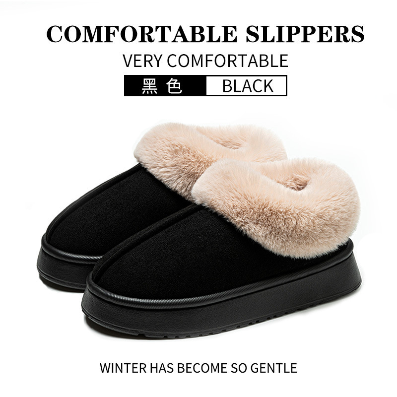High-top snow boots style, plush, warm, comfortable, soft, lightweight cotton slippers for home use, wholesale High-top snow boots style, plush, warm, comfortable, soft, lightweight cotton slippers for home use, wholesale