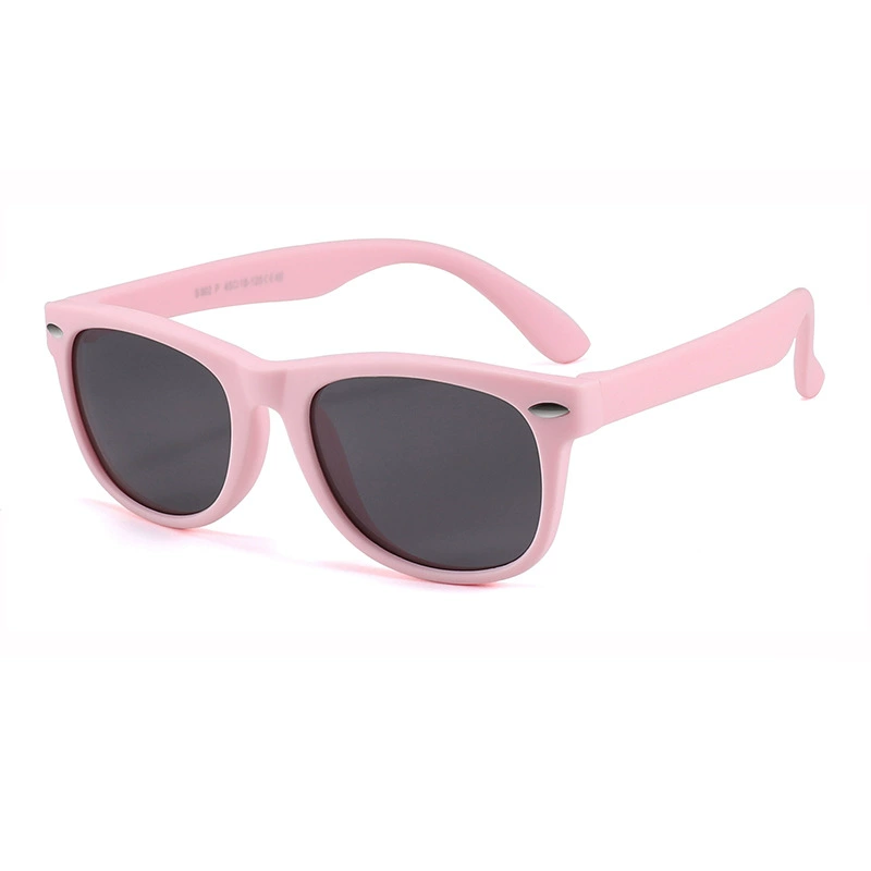 Silicone Children's Sunglasses, UV Protection, TAC Polarized Lenses, Assorted Colors (Ages 2+)