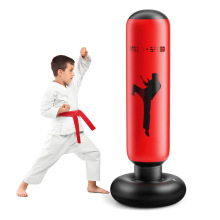 厂家现货供应充气儿童拳击柱 PVC充气打击柱 卡通不到翁沙袋 跨境