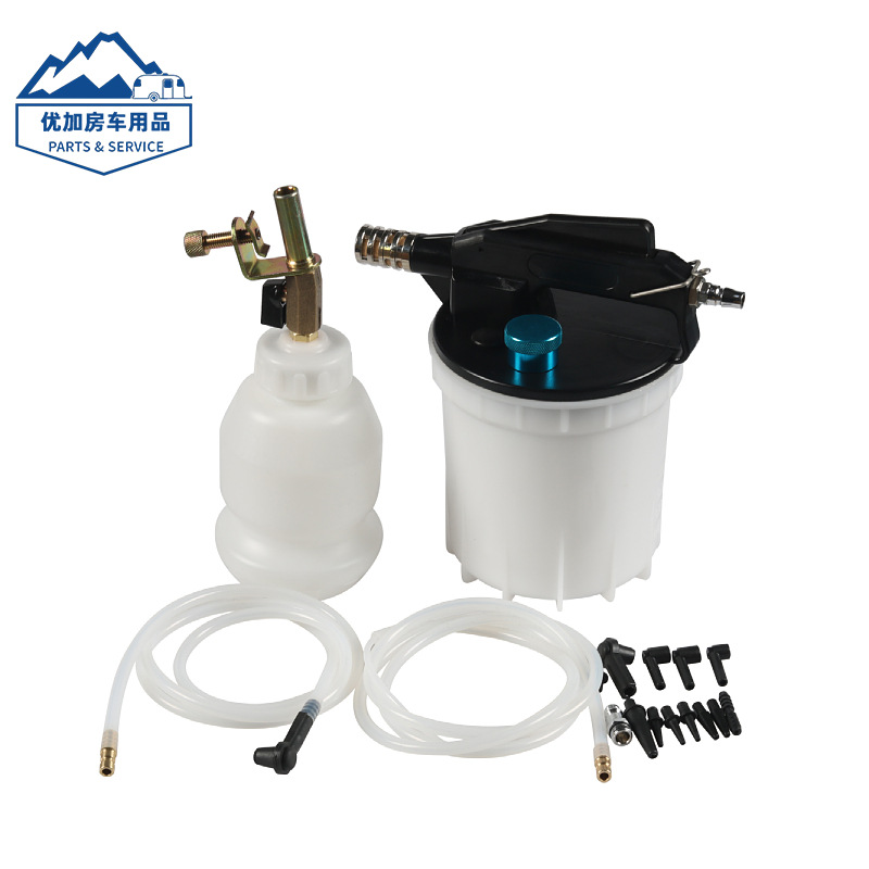 跨境货源2L刹车油壶汽车刹车油更换工具离合器制动液换油机更换壶