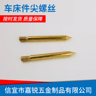 Manufacturers Wholesale Lathe Parts Tip Screws Non-standard Hardware Accessories Fixed Copper Screws Nuts cnc cnc Precision Machine