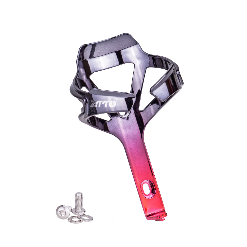 ZTTO Bicicleta de montaña Soporte para botellas de agua Colorido coche eléctrico galvanizado hueco Soporte para vasos de agua para motocicleta Accesorios de ciclismo