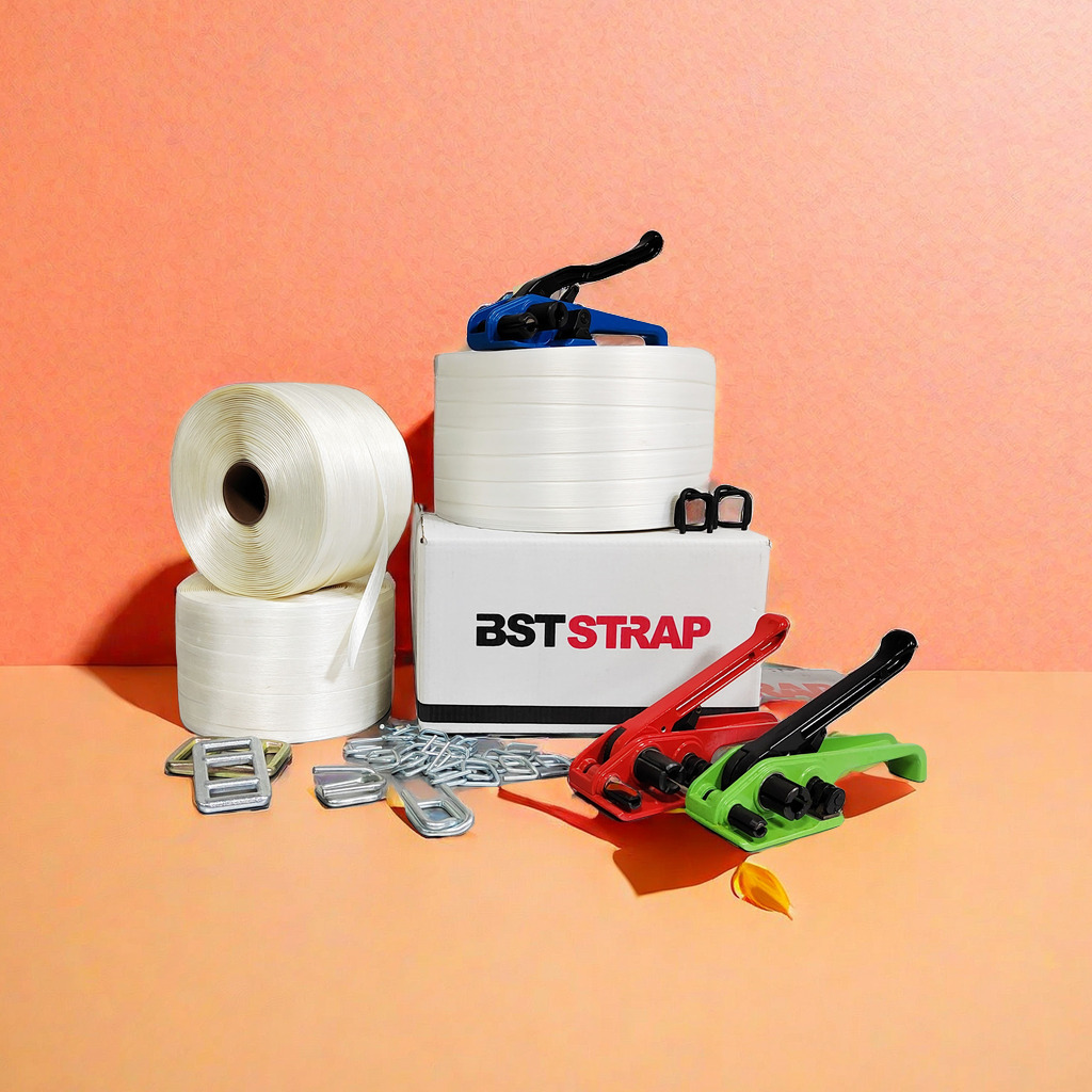 BSTMELT捆扎带 16MM捆扎带 热熔捆扎带 可撕可打结 免扣扎带
