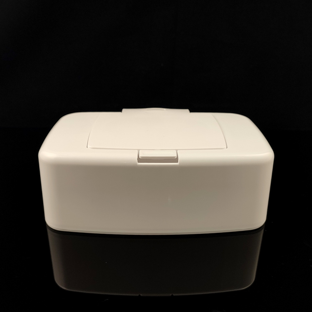 Caja de tejido de escritorio caja de almacenamiento de tejido húmedo caja de papel servilleta caja de tejido húmedo sellado tubo sala de estar caja de tejido del hogar