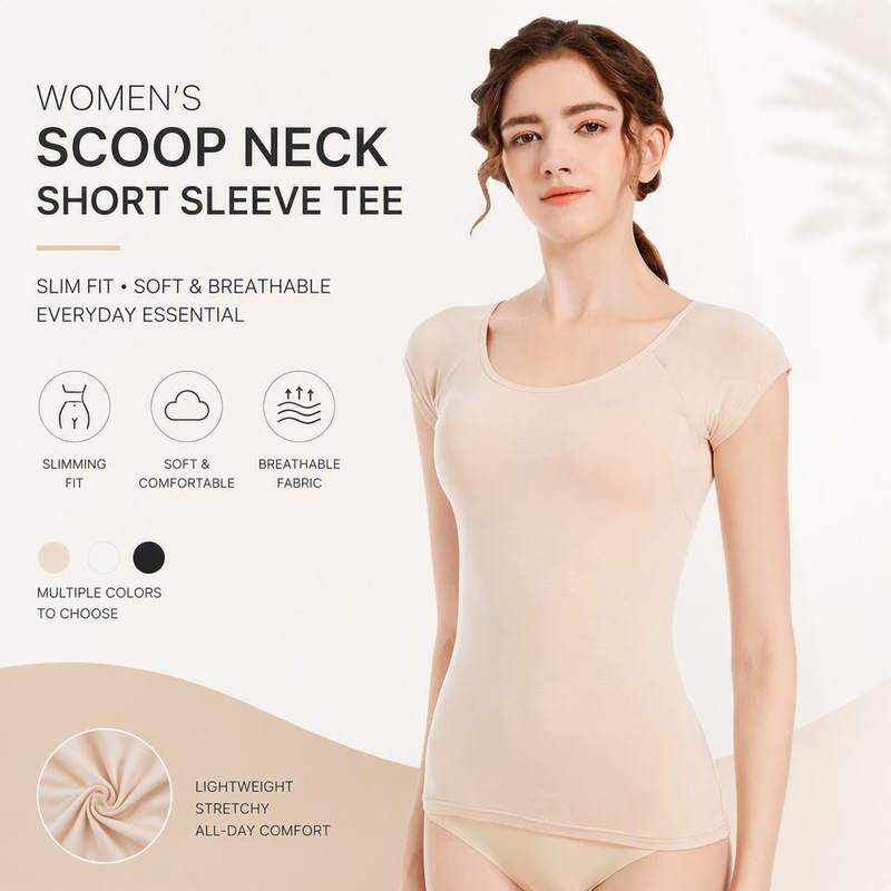 【Cross-border】Vest with underarm sweat pads to prevent sweat stains, thin cotton-like fabric for underarm sweating 【Cross-border】Vest with underarm sweat pads to prevent sweat stains, thin cotton-like fabric for underarm sweating