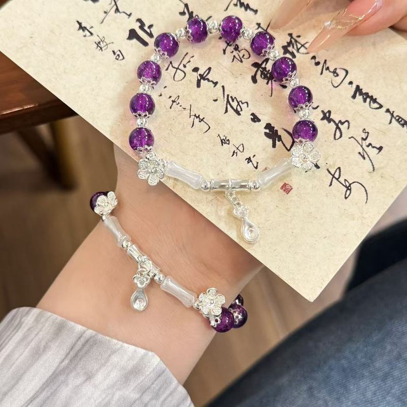 甘い水晶の魚の尾のブレスレットの女性ins潮diyの手作りの数珠の手は飾って軽くて豪華です。|undefined
