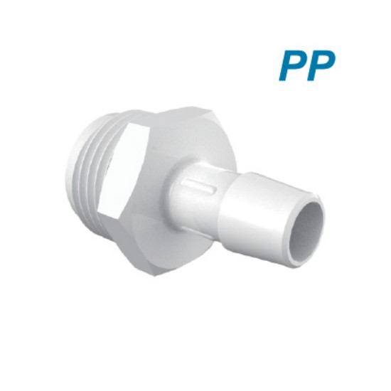 进口螺纹转倒钩接头 外丝宝塔大胶管螺纹接头 软管管件套头 RoHs