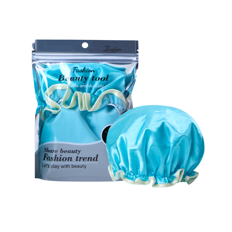 LMLTOP gorro de ducha impermeable de doble capa para mujer gorro de ducha gorro de ducha gorro de ducha para adultos jjf39