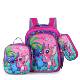 Cross-border three-piece children's schoolbag 16-inch sleeved pull rod children's backpack 3D hard shell labubu kindergarten schoolbag