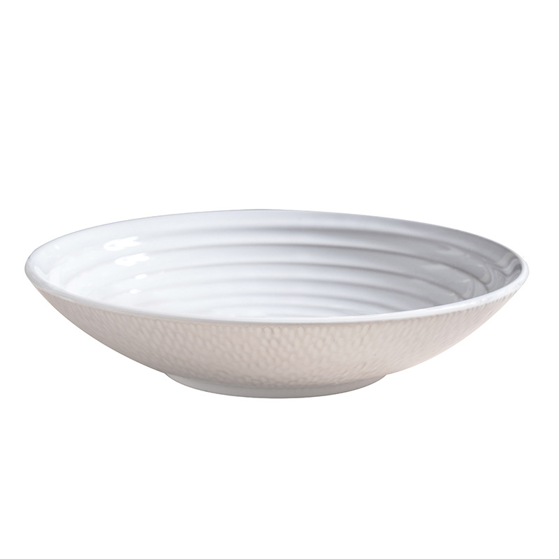 Tazón de ramen de hilo de cambio de horno de estilo japonés, fideos instantáneos, fideos instantáneos, tazón de comida, ensalada de frutas, tazón de sopa, vajilla de hotel para el hogar creativo