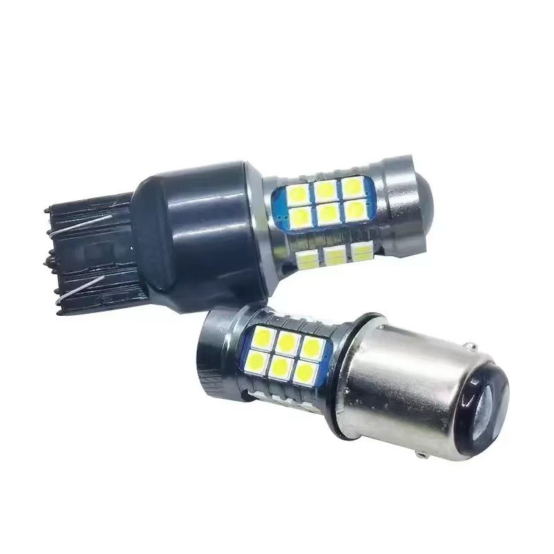 Popular Foreign Trade Car Led Decoding Reverse Light T15 Turn Signal Canbus Brake Light High-Brightness Tail Light