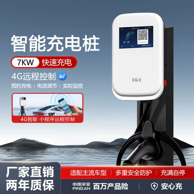 Exclusively for Foreign Trade: 7Kw Ac Charging Stations for New Energy Vehicles, Suitable for Home Use, Residential Areas, 4S Stores, and Commercial Projects, with 7-Port Ac Charging Stations