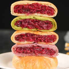 Rose flower cake casual pastry purple sweet potato shortbread food gift box 960g/box rose flower cake gift box