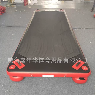 工厂水上救援平台环保PVC消防充气式救援浮桥消防分段式充气漂浮