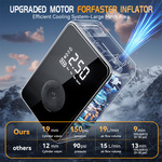 汽车车载充气泵自动充停汽车轮胎无线电动打气泵便携电动车打气筒