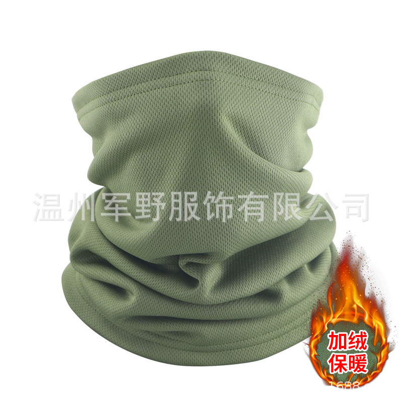 Camuflamiento y veludo turbante de invierno máscara de ciclismo al aire libre máscara de cuello caliente de invierno deportivo cubierta de cabeza transfronteriza