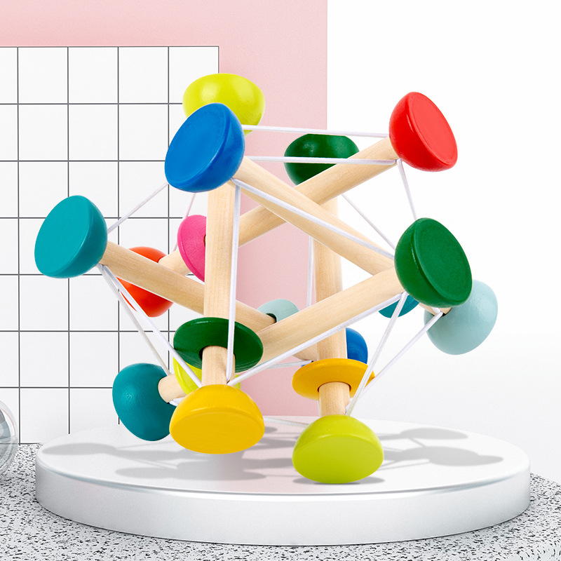 Cruzar la frontera de agarre creativo bola elástica educación de la primera infancia agarre apretón entrenamiento sensorial juguetes adultos de alivio del estrés