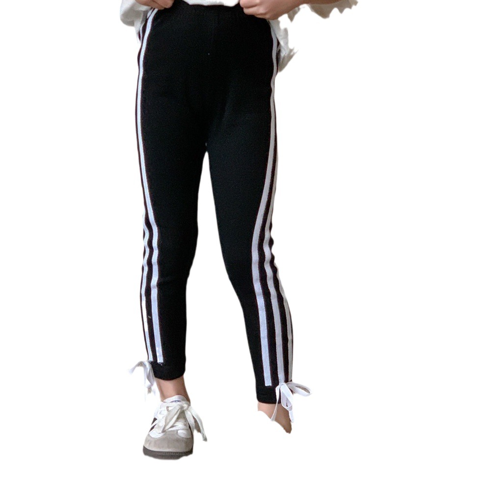 Corea del Sur ropa para niños 2024 polainas de arco para niñas de primavera ropa exterior para niños medias elásticas pantalones de yoga para niños medianos y grandes