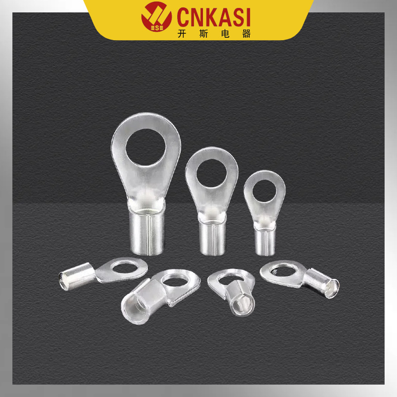 RNB圓形裸端頭O型圓形裸端頭 冷壓接線端子 銅線鼻子鍍錫接線耳