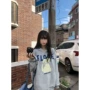印花连帽美式显瘦卫衣