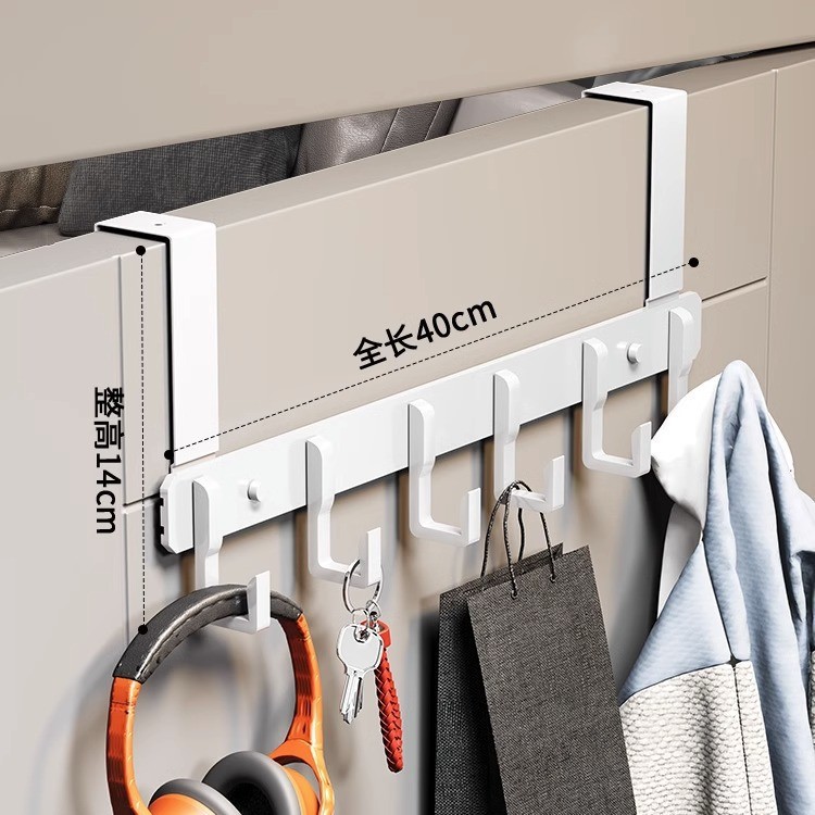 Gancho de puerta trasera tipo puerta trasera sin perforación percha de ropa percha de ropa percha de entrada percha de pared percha de ropa percha