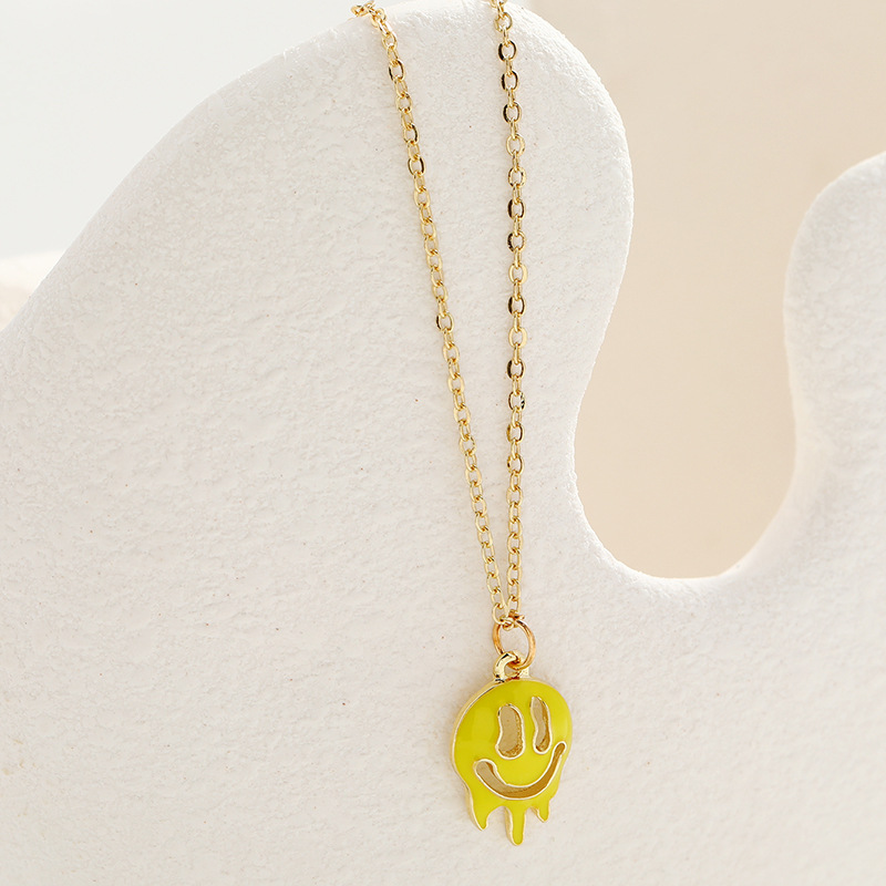 new fashion funny necklace hollow oil dripping ghost necklace