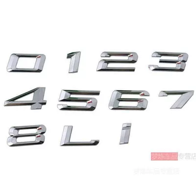 540, 525, and 528Li; rear-mounted — Car logo