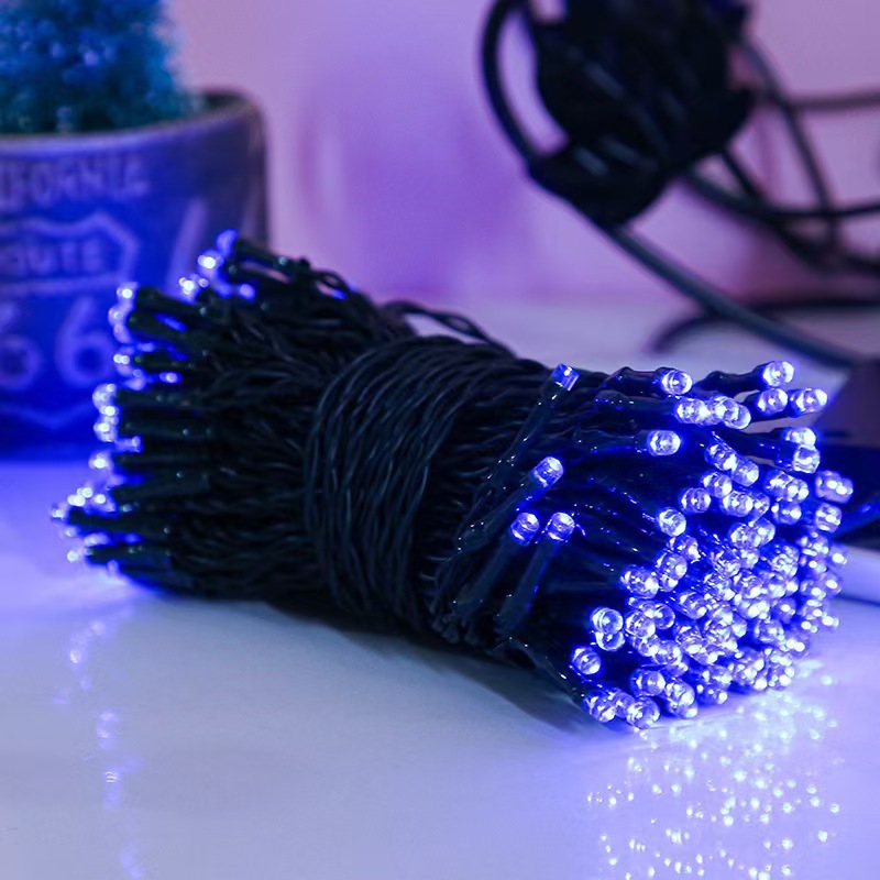 Fabricantes al por mayor de cadenas de lámparas solares de navidad lámpara de decoración de bodas ingeniería al aire libre iluminación diseño de la habitación lámpara de color