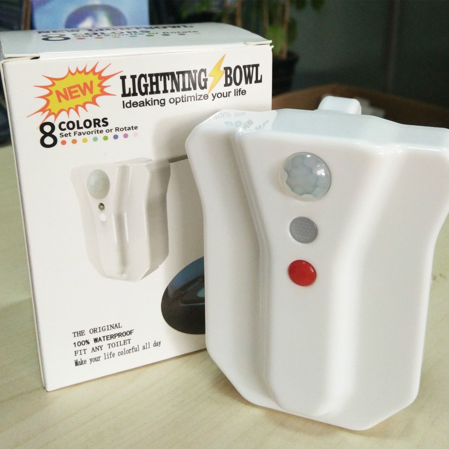 8 색 질리 킹콩 화장실 조명