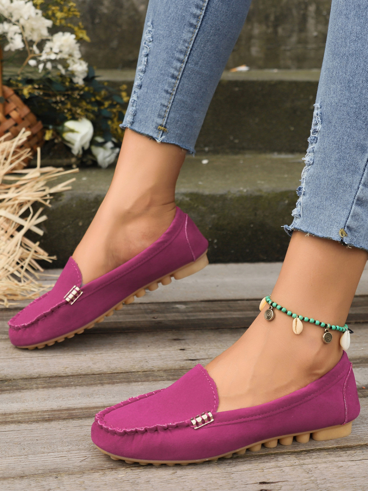 Cross-border Year-round In-stock Flat Shallow Casual Women's New Spring And Autumn Models, Large Size Lightweight Work_vogvips.com