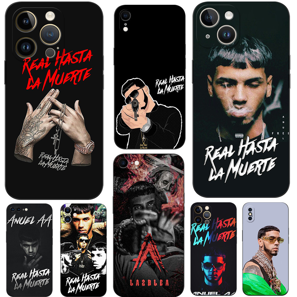 Anuel aa  虾皮一件代发手机壳套适用于iPhone15 1413 12 11pro M