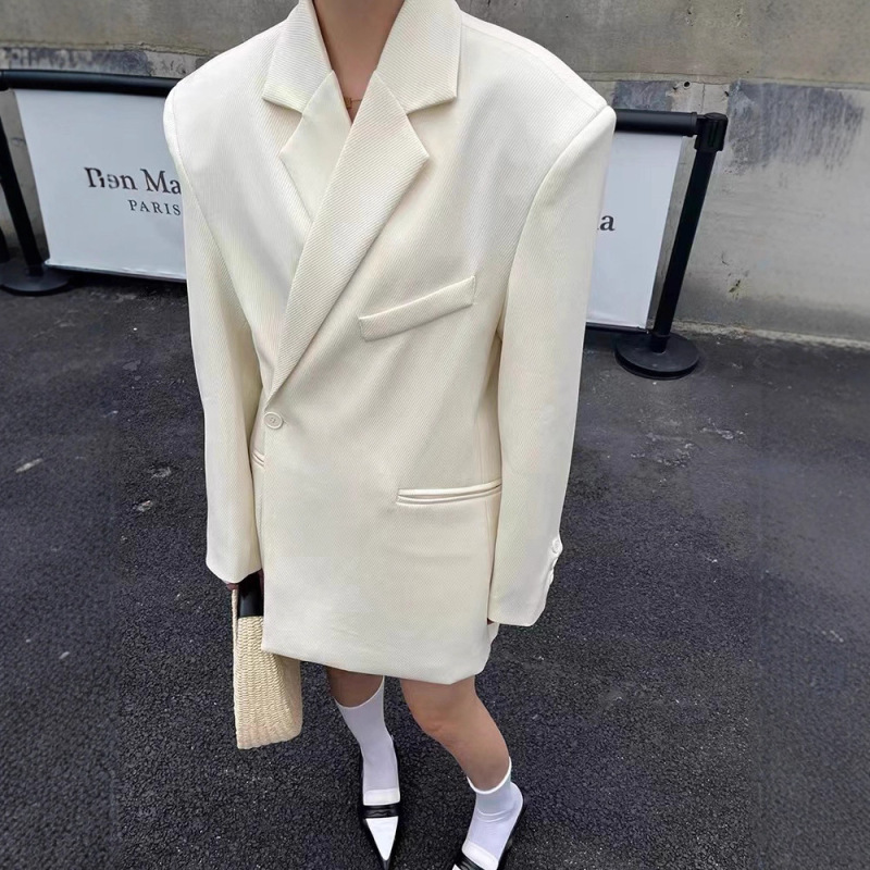 High-End Elegant Suit Jacket for Women 2025 Spring New Popular Korean Style Casual Fashion Loose Slimming Look Top High-End Elegant Suit Jacket for Women 2025 Spring New Popular Korean Style Casual Fashion Loose Slimming Look Top