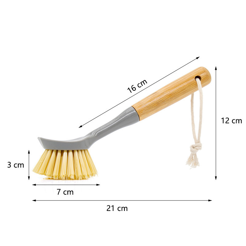 Juego de limpieza para el hogar y las tareas domésticas, cepillo multifuncional para la cocina en el hogar, cepillo para ollas con mango, cepillo para platos, cepillo para frutas y verduras, cepillo para tazas