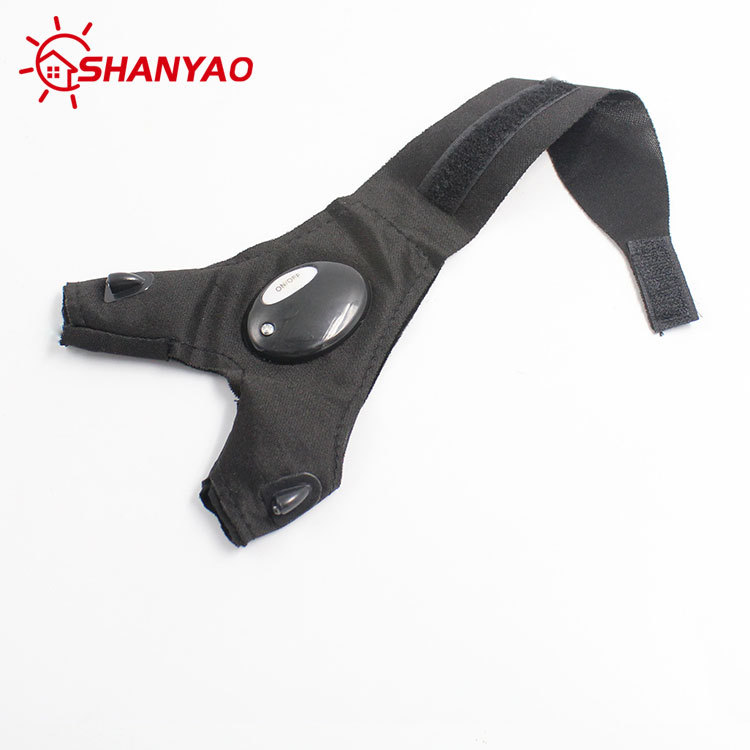 Guantes de medio dedo de pesca luminosos LED, iluminación de reparación de automóviles, luces de dedos, luces de deportes al aire libre, guantes de pesca nocturna