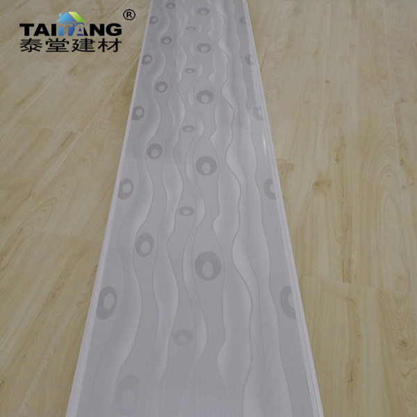 Exportado a Filipinas refuerzo de PVC acero plástico techo techo refuerzo blanco PVC panel