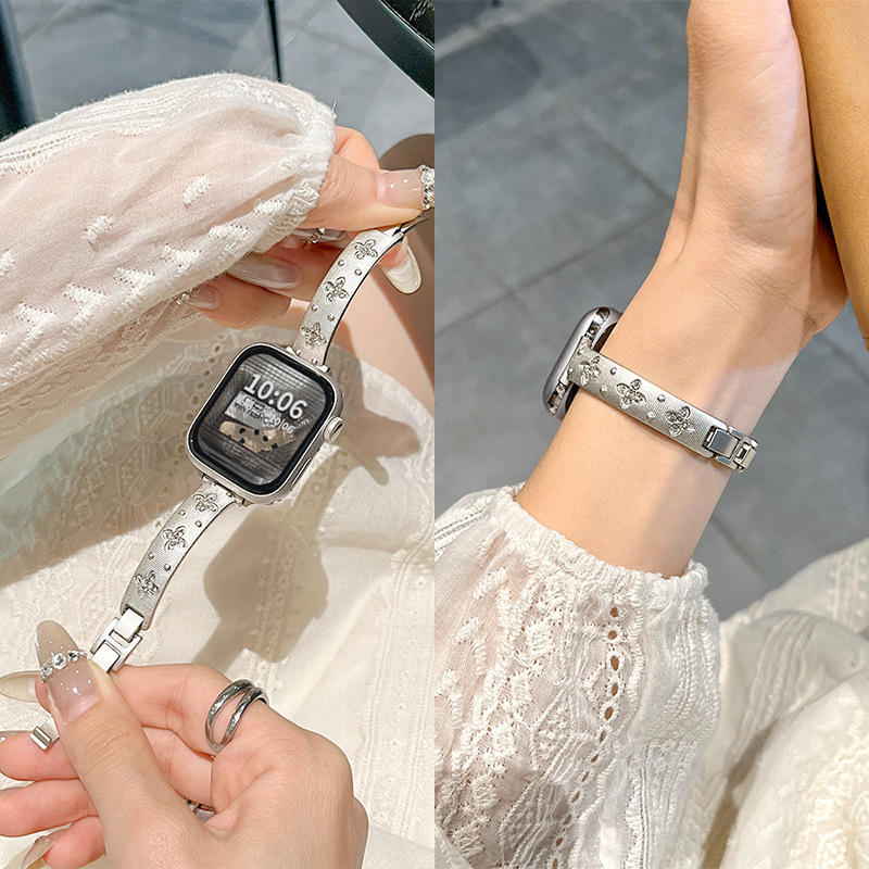 Suitable for Apple Watch Strap S10 Women's Buccellari Bracelet iWatch Popular Exquisite Daughter Style 98S11